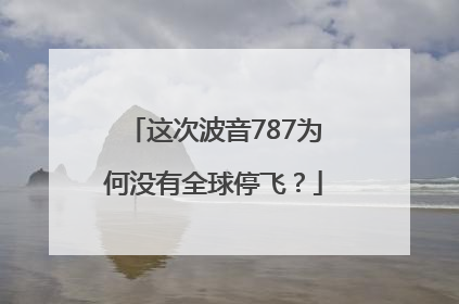 这次波音787为何没有全球停飞？