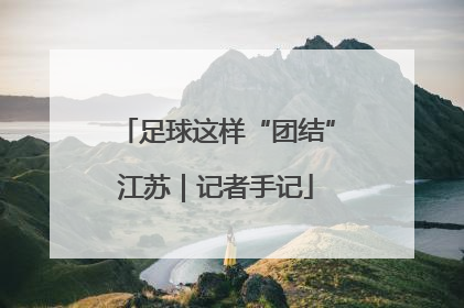 足球这样“团结”江苏｜记者手记