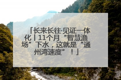 长来长往·见证一体化丨11个月“智慧渔场”下水，这就是“通州湾速度”！