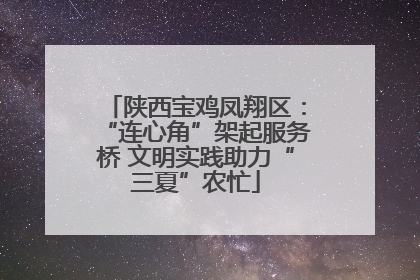 陕西宝鸡凤翔区：“连心角”架起服务桥 文明实践助力“三夏”农忙
