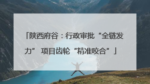 陕西府谷：行政审批“全链发力” 项目齿轮“精准咬合”