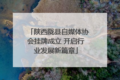 陕西陇县自媒体协会挂牌成立 开启行业发展新篇章