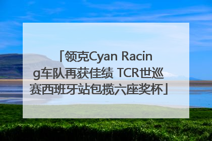 领克Cyan Racing车队再获佳绩 TCR世巡赛西班牙站包揽六座奖杯