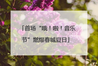 首场“哦！啦！音乐节”燃爆春城夏日