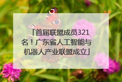 首届联盟成员321名！广东省人工智能与机器人产业联盟成立
