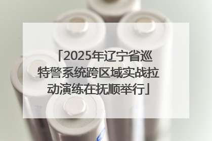 2025年辽宁省巡特警系统跨区域实战拉动演练在抚顺举行
