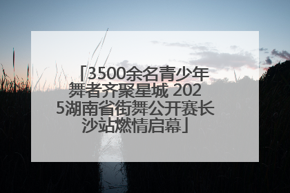 3500余名青少年舞者齐聚星城 2025湖南省街舞公开赛长沙站燃情启幕