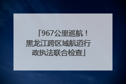 967公里巡航！黑龙江跨区域航道行政执法联合检查