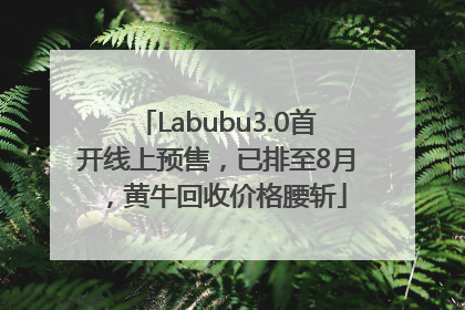 Labubu3.0首开线上预售，已排至8月，黄牛回收价格腰斩
