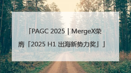 PAGC 2025｜MergeX荣膺「2025 H1 出海新势力奖」