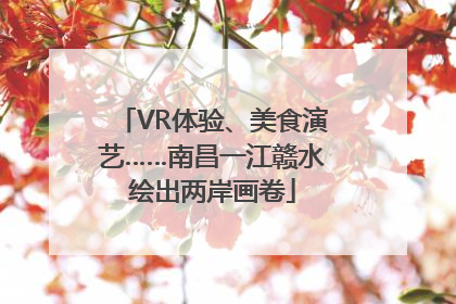 VR体验、美食演艺……南昌一江赣水绘出两岸画卷
